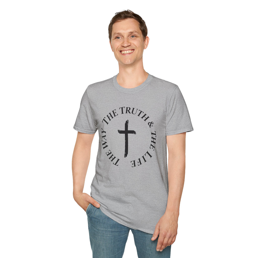 The Truth & The Life Cross T-Shirt | Christian Faith Tee