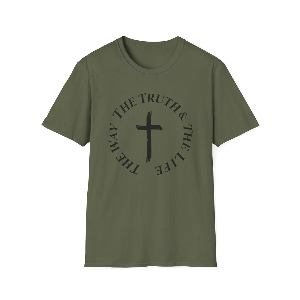 The Truth & The Life Cross T-Shirt | Christian Faith Tee