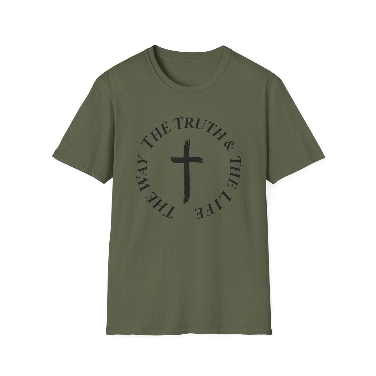 The Truth & The Life Cross T-Shirt | Christian Faith Tee