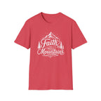 Faith Can Move Mountains T-Shirt | Mountain Script Typography
