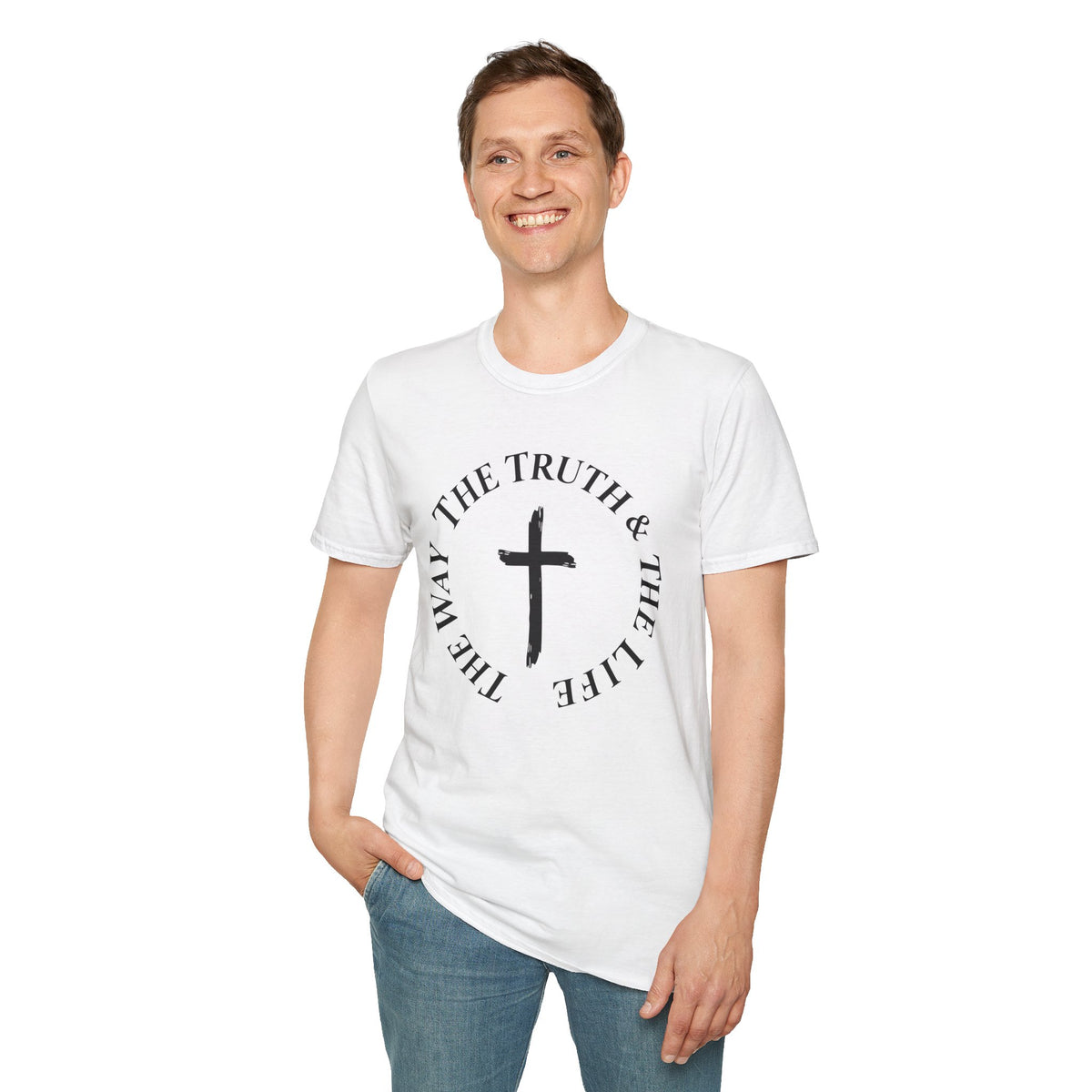 The Truth & The Life Cross T-Shirt | Christian Faith Tee