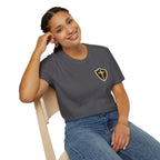 Christian Shield Cross T-Shirt — Faith Emblem Tee for Men & Women
