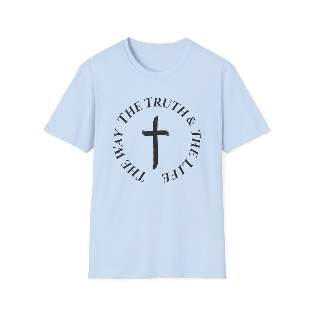The Truth & The Life Cross T-Shirt | Christian Faith Tee