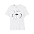 The Truth & The Life Cross T-Shirt | Christian Faith Tee