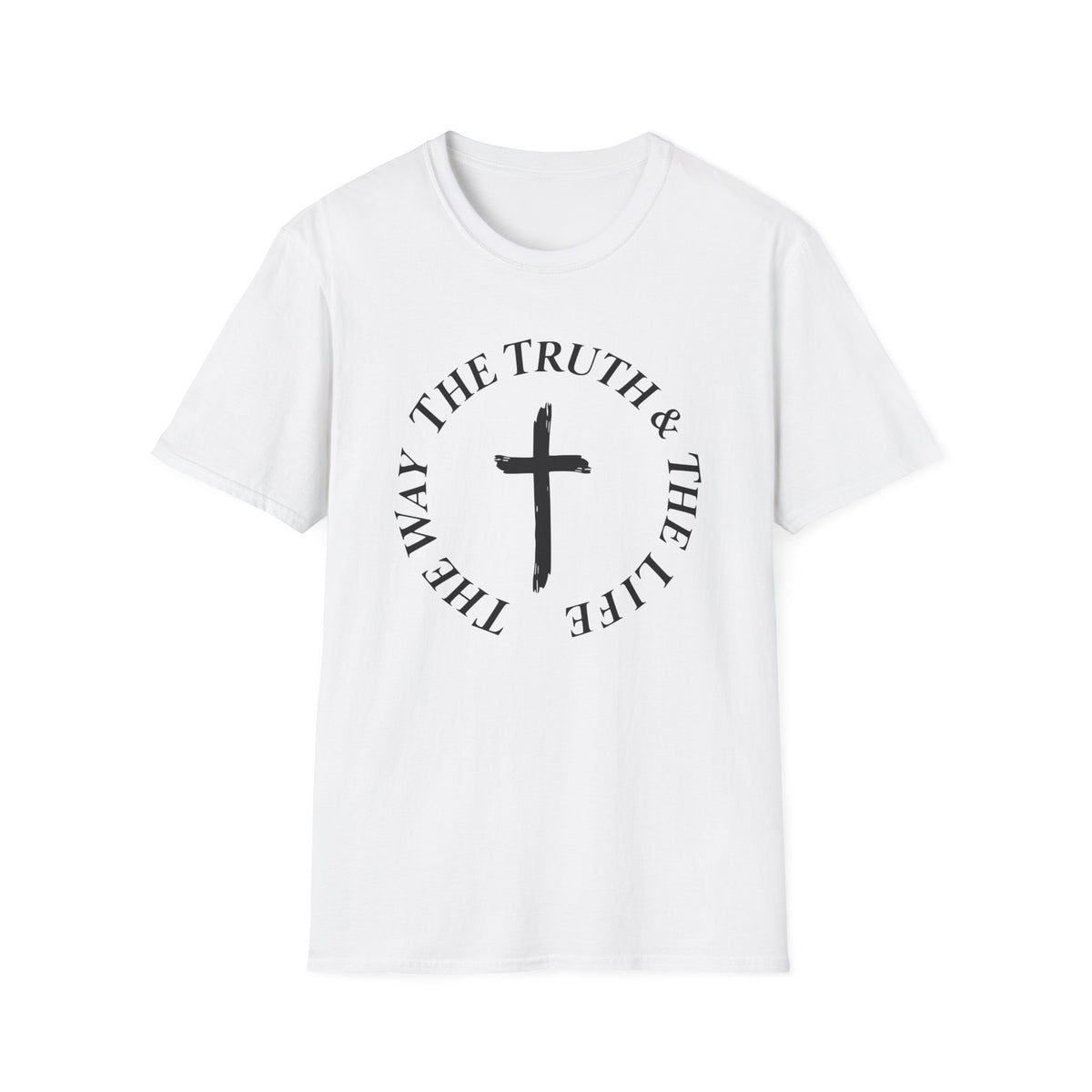 The Truth & The Life Cross T-Shirt | Christian Faith Tee
