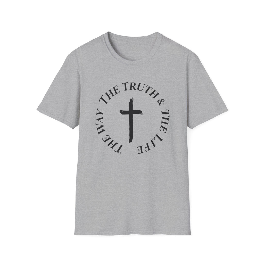 The Truth & The Life Cross T-Shirt | Christian Faith Tee