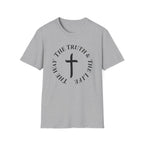 The Truth & The Life Cross T-Shirt | Christian Faith Tee