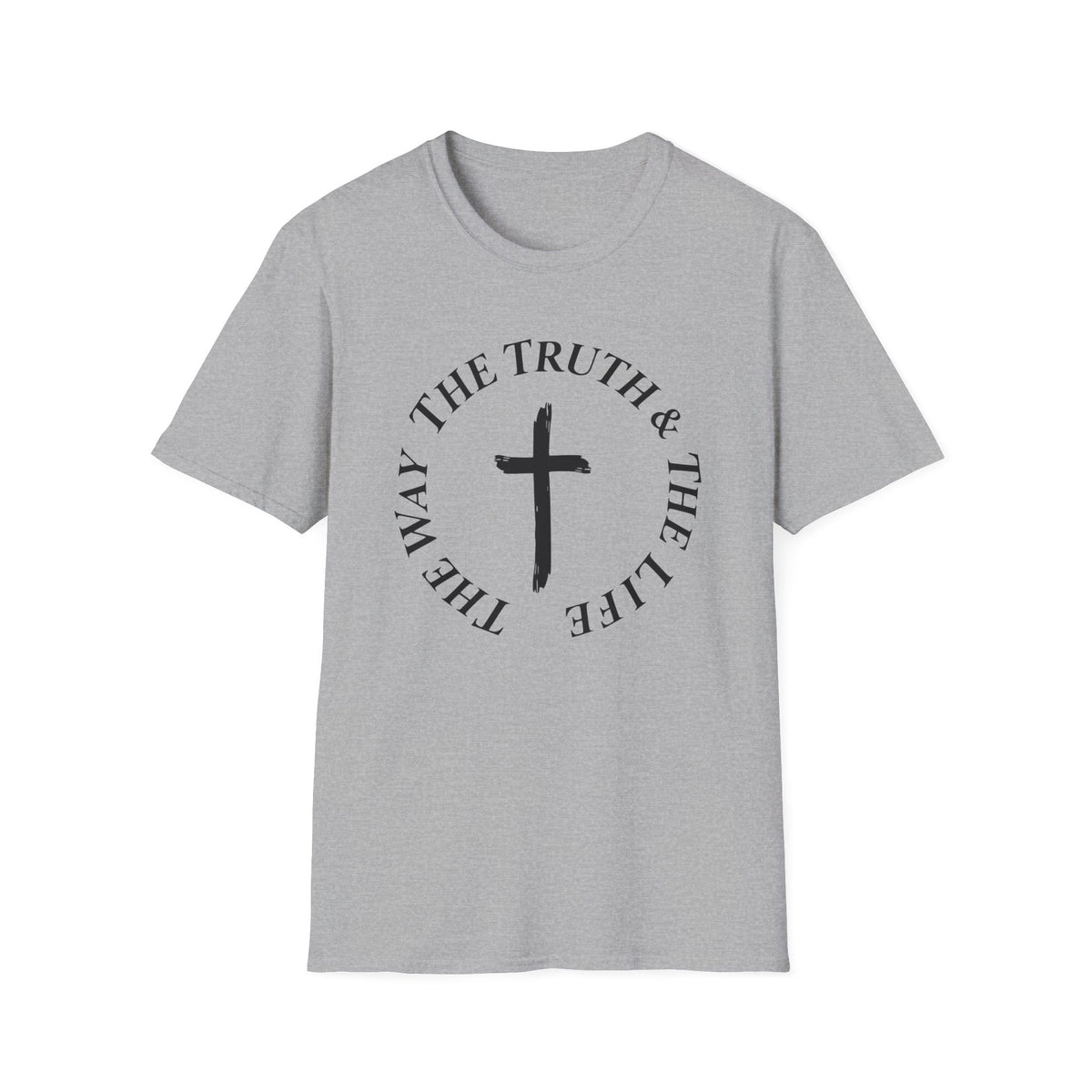 The Truth & The Life Cross T-Shirt | Christian Faith Tee