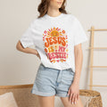 Jesus Is My Bestie T-Shirt | Retro Sunflower Christian Faith Tee