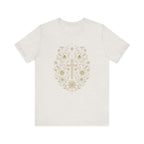 Floral Cross Tee | Christian Faith T-Shirt, Botanical Religious Design