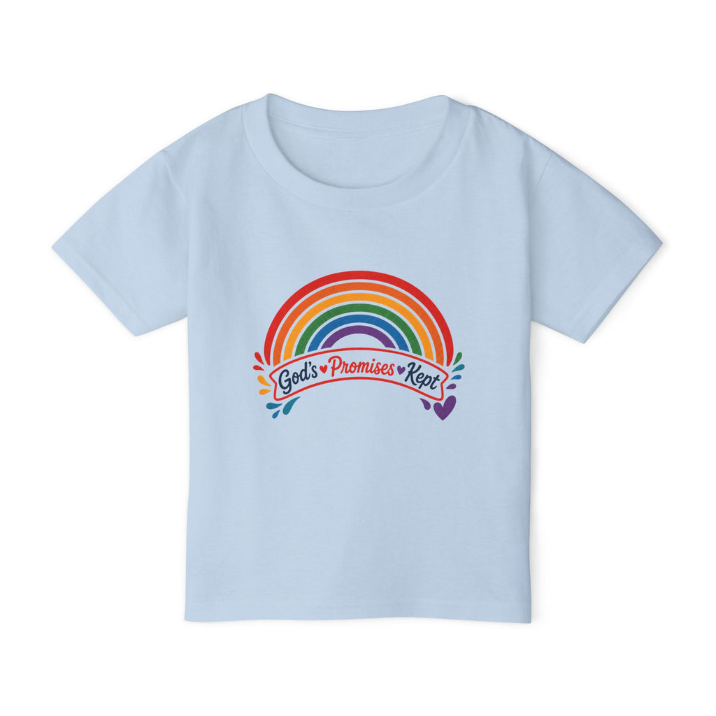 "God's Promises Kept" Rainbow Faith Tee -  Toddler Tee