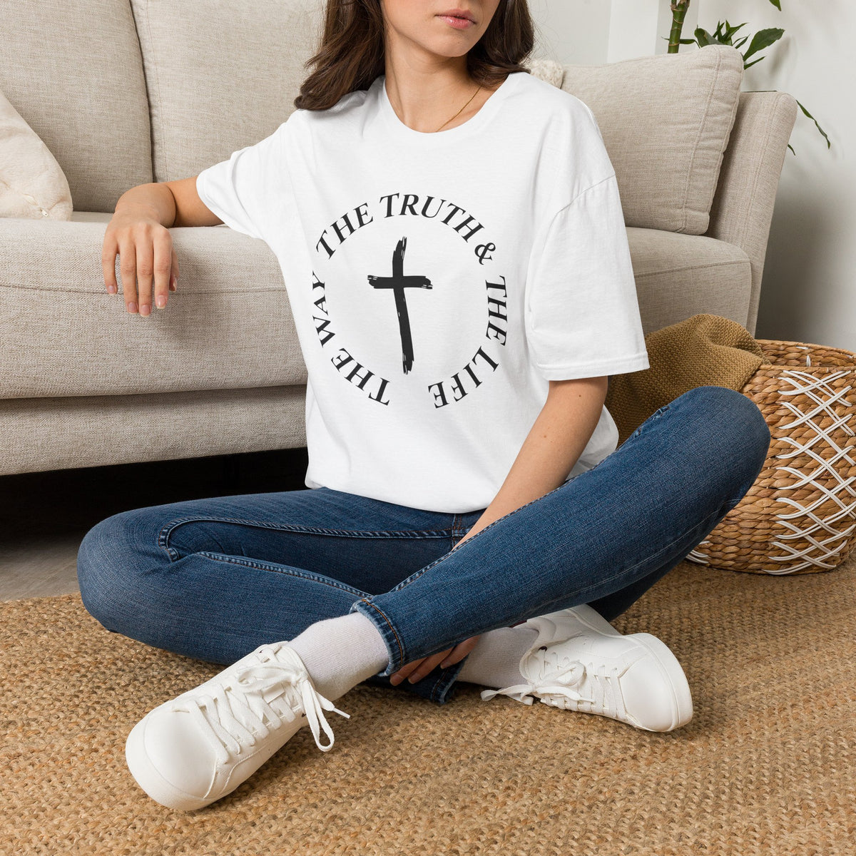 The Truth & The Life Cross T-Shirt | Christian Faith Tee