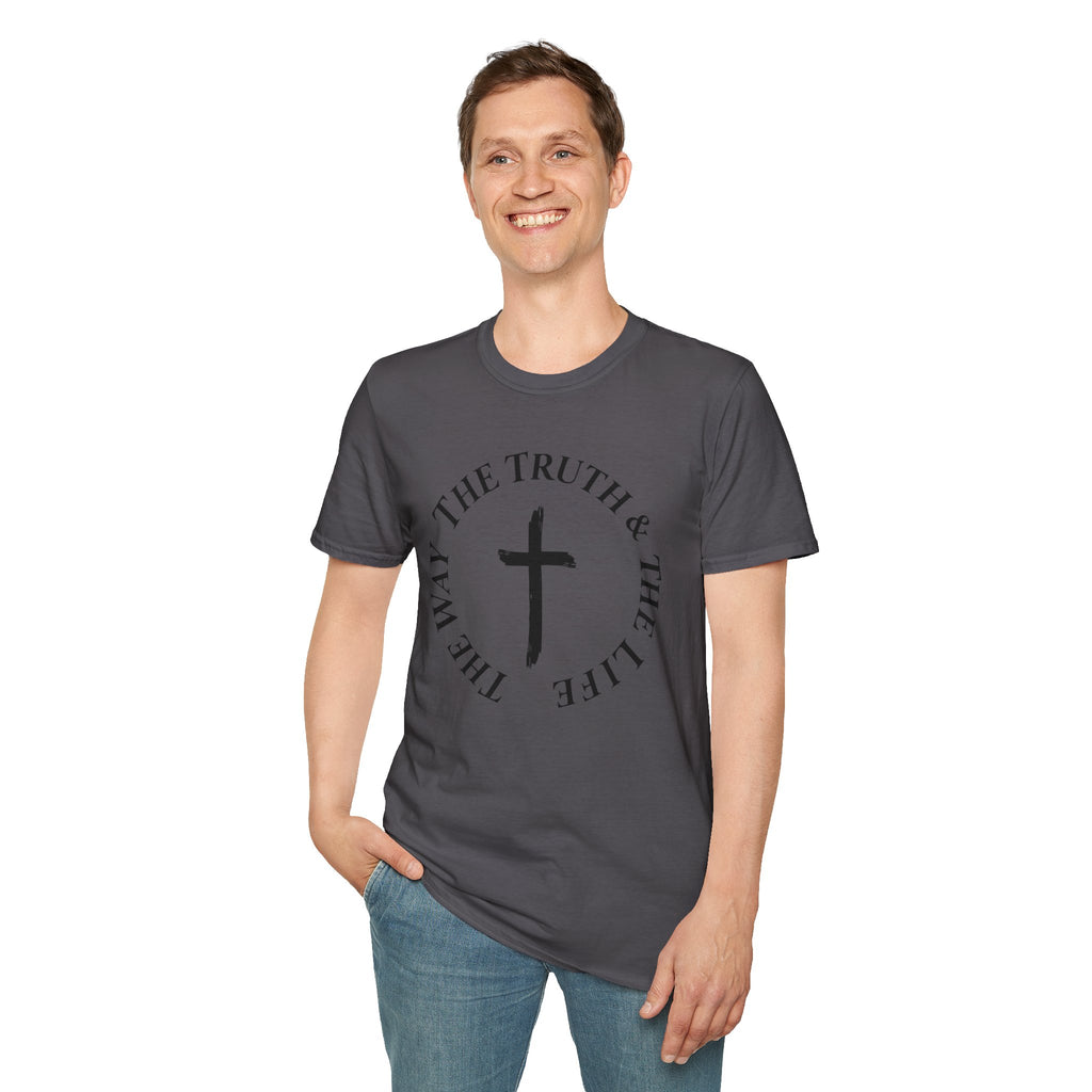 The Truth & The Life Cross T-Shirt | Christian Faith Tee