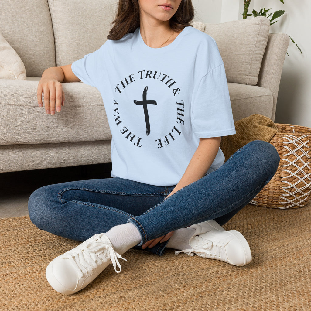 The Truth & The Life Cross T-Shirt | Christian Faith Tee