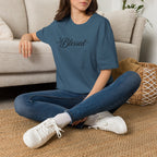 Blessed Script Cross T-Shirt | Faith Christian Tee