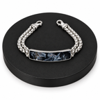 Estate David Yurman Pietersite ID Bracelet in Sterling Silver
